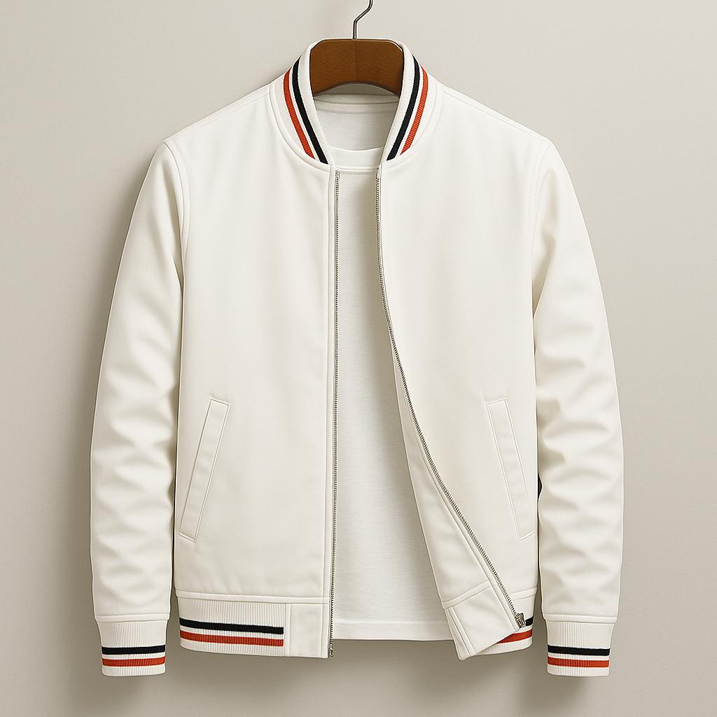 Jason - Modern Zip Bomber Jacket | By Julian & Claire Toronto