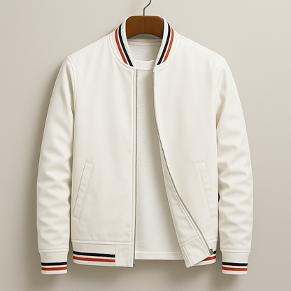 Jason - Modern Zip Bomber Jacket | By Julian & Claire Toronto