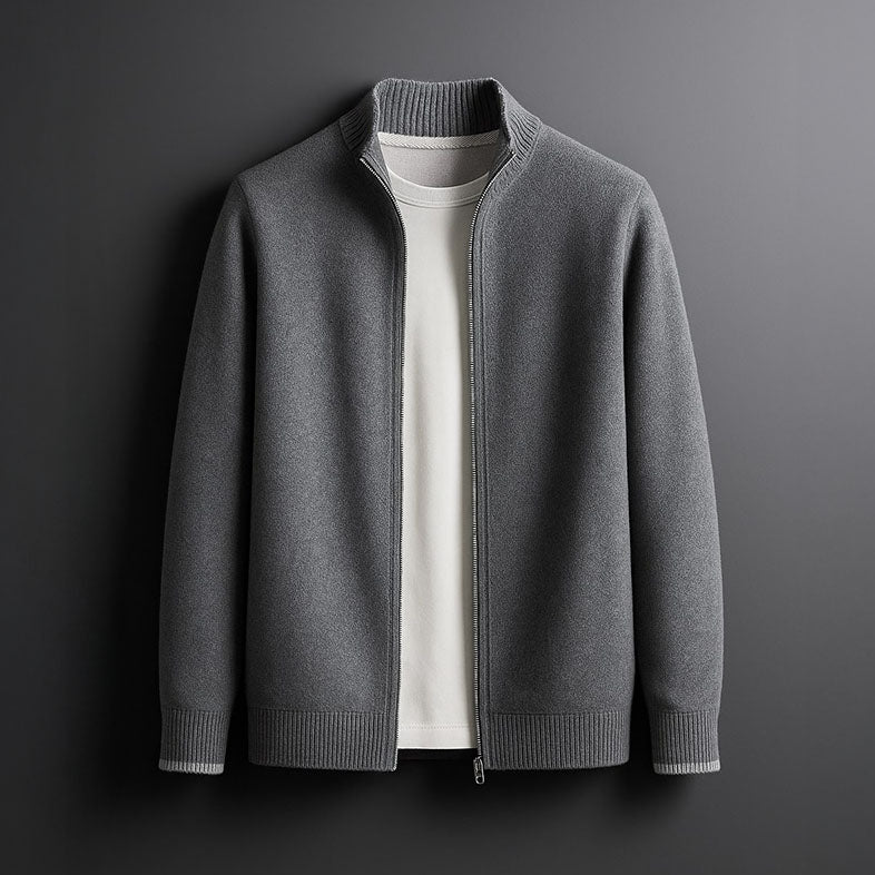 Benjamin - Zip Knit Cardigan | By Julian & Claire Toronto