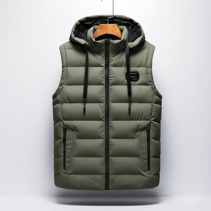 Danny - Padded Zip-Up Vest | By Julian & Claire Toronto